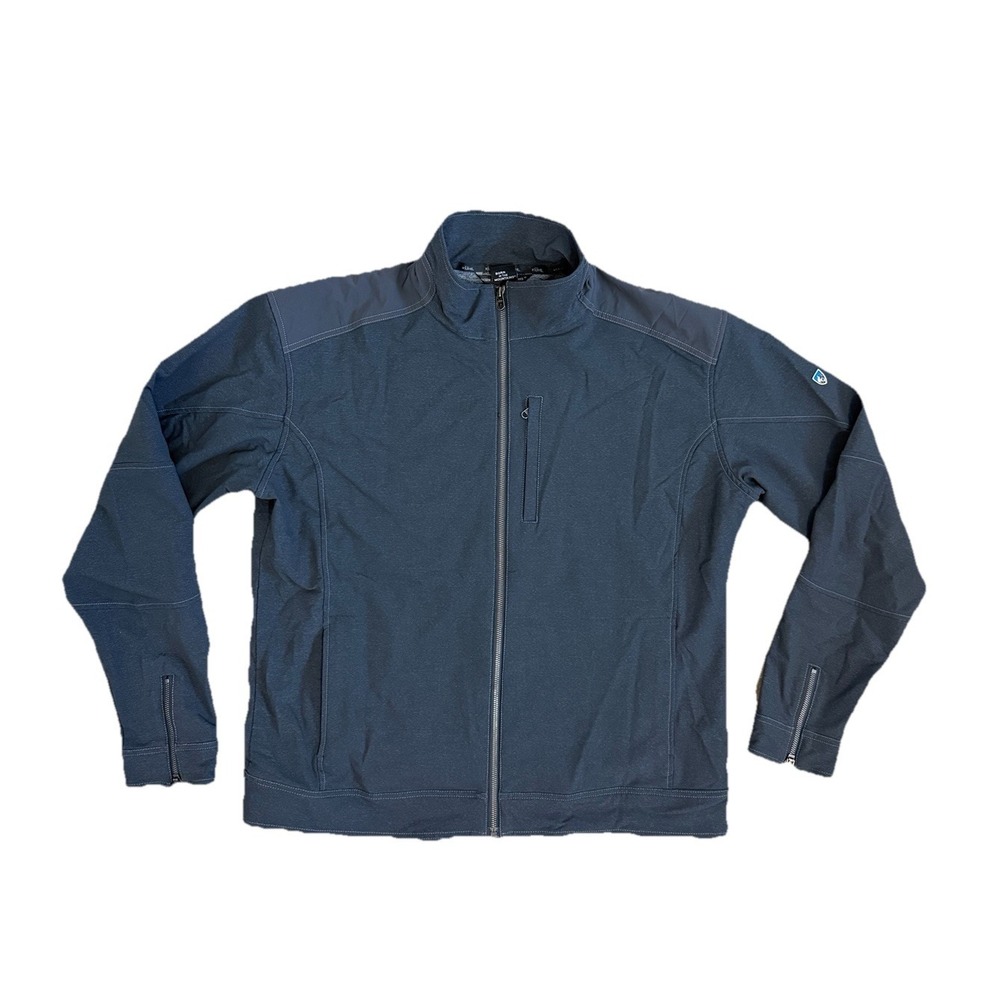 Kuhl Men's XXL Softshell Jacket Charcoal Full Zip Outdoor Performance #1067